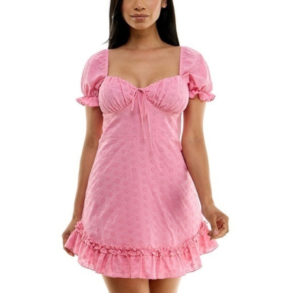 Women’s Dresses |  EYELET FIT & FLARE DRESS